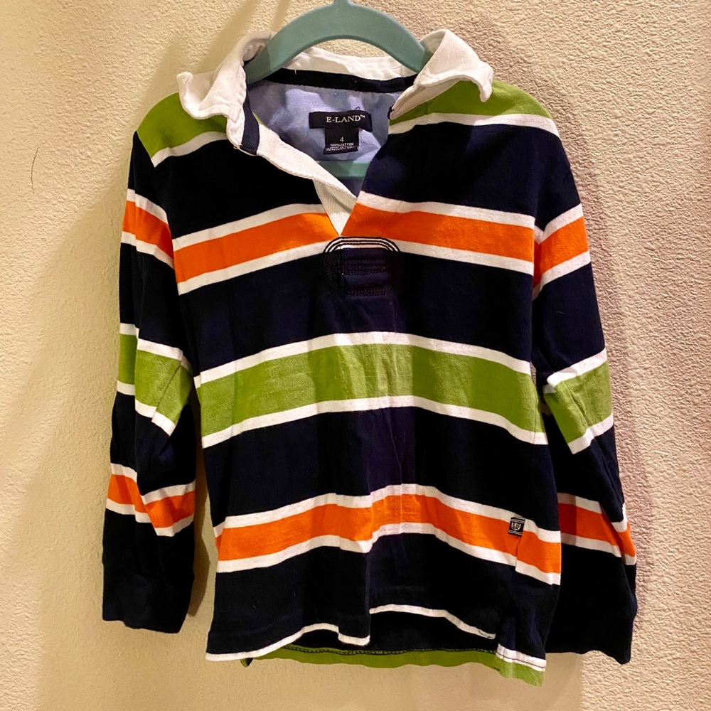 E-land Kids Little Boy’s Rugby Shirt